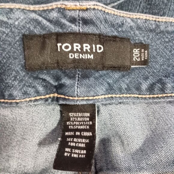 Torrid Jegging Skinny Jeans Women’s Size 20R High Rise Stretch Denim Great Cond - Picture 5 of 6